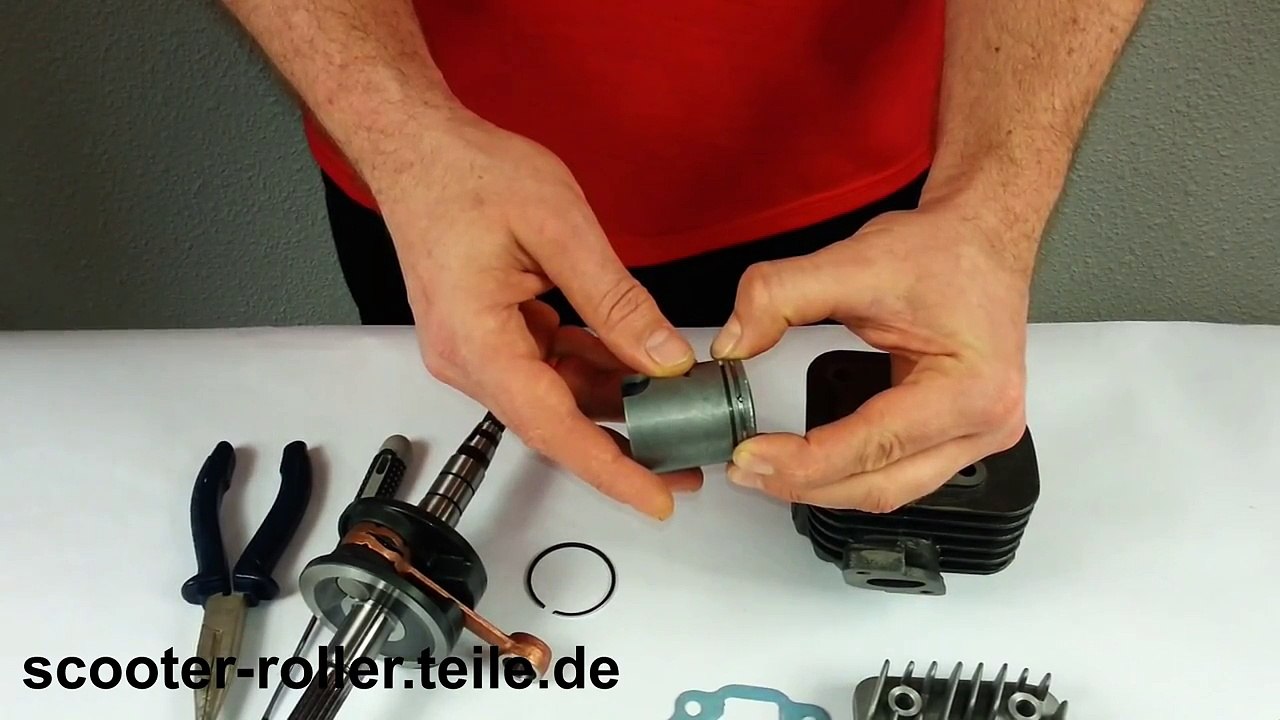 Standard Zylinder Einbauanleitung 2 Takt Motoren 2T Zylinderkit einbauen