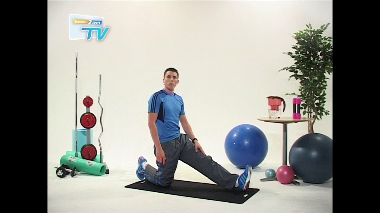 Besoin2sport - Stretching - Cuisses & Mollets (assis) - Niveau : facile