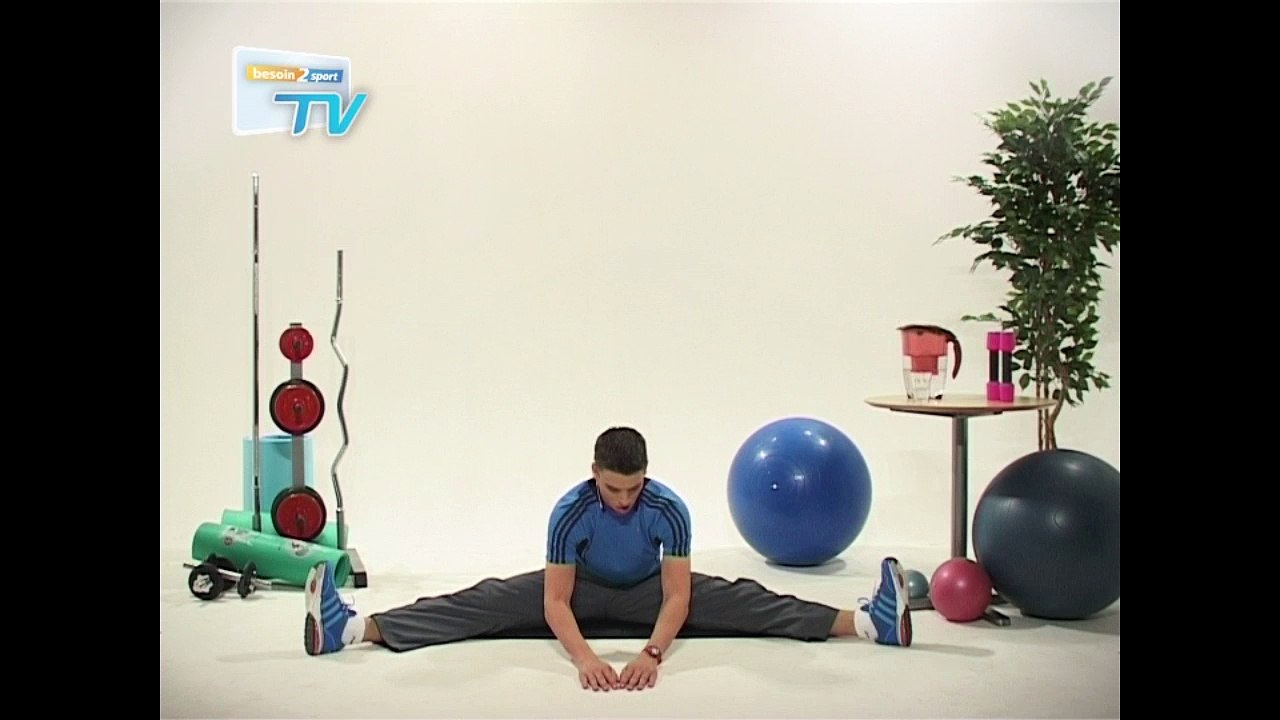 Besoin2sport - Stretching - Adducteurs (assis) - Niveau : moyen
