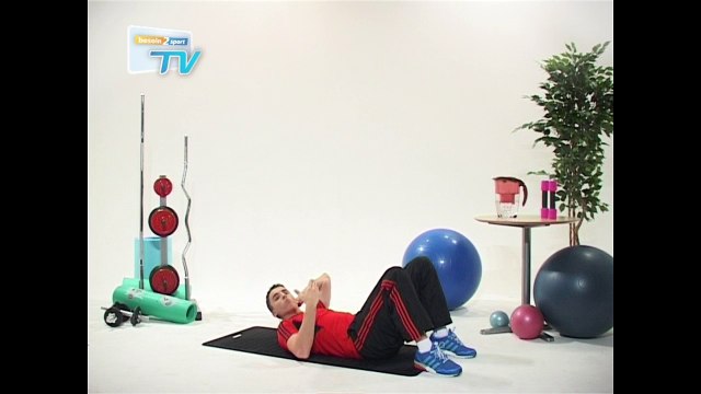 Besoin2sport - Tonification Abdos - Crunch genoux relevés – Niveau : facile
