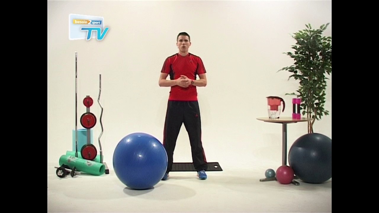 Besoin2sport - Tonification Abdos - Inclinaison latérale du buste – Niveau : facile