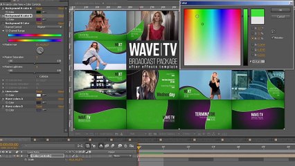 After Effects Project Files - Broadcast Package Wave TV - VideoHive 9438494