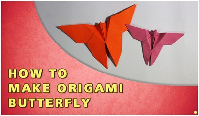 Butterfly - Origami  How To Make Paper Butterfly | Traditional Paper Toy