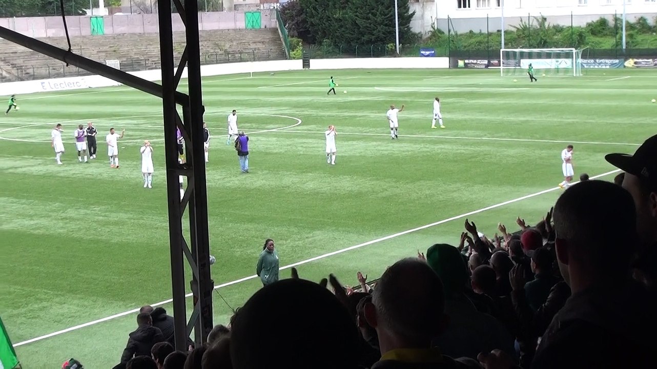 Ambiance fin de match, Red Star - Chambly : 8-0