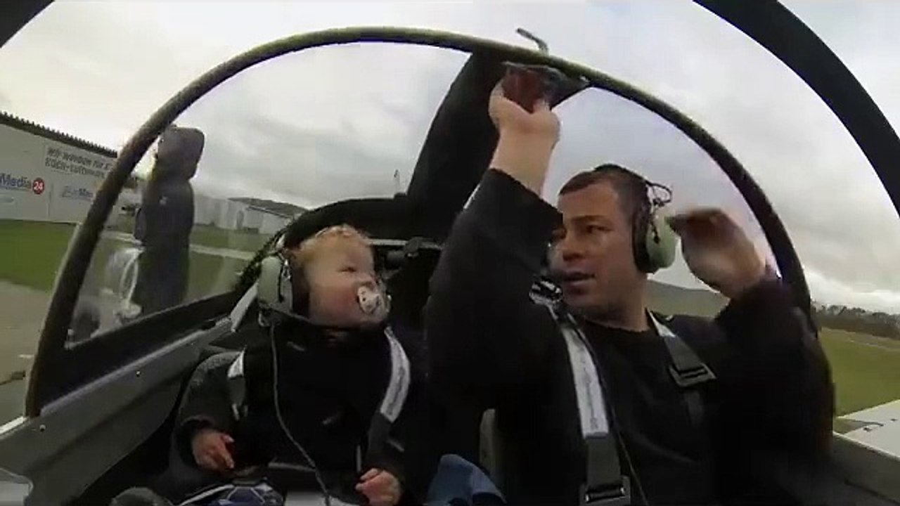 his first flight