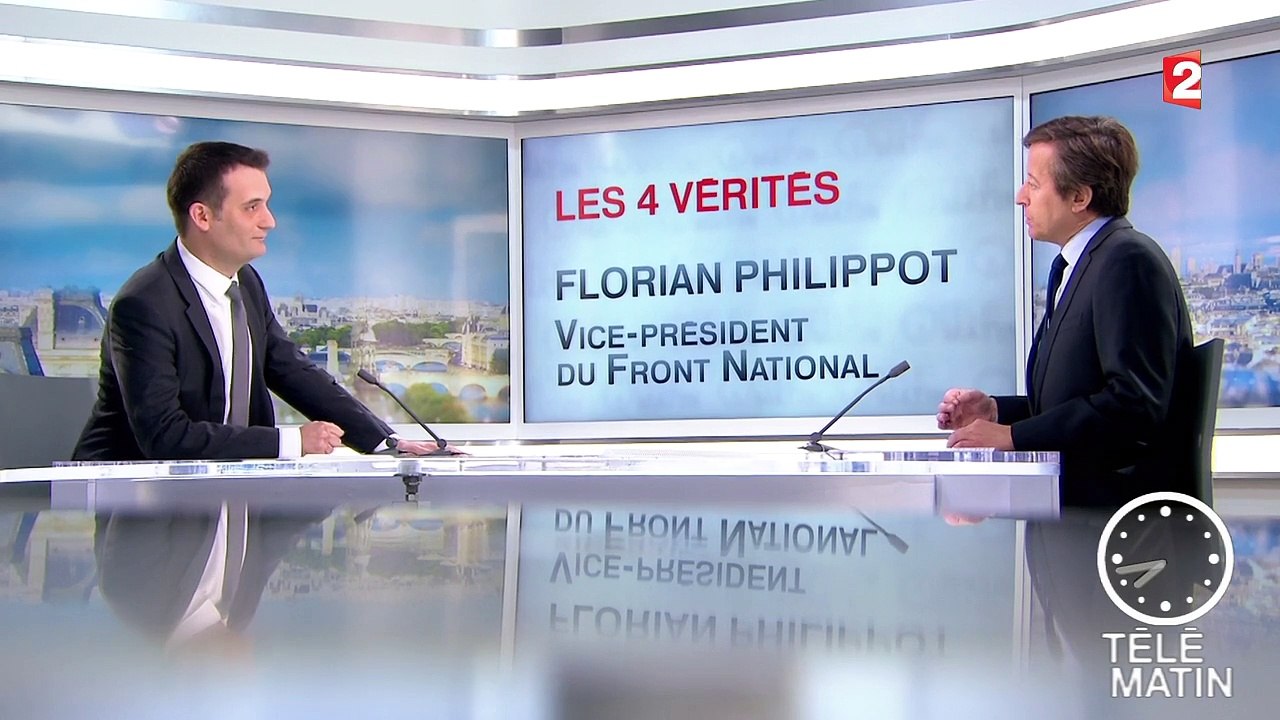 Les 4 Vérités-Florian Philippot : "Nicolas Sarkozy devrait renoncer à la vie politique"