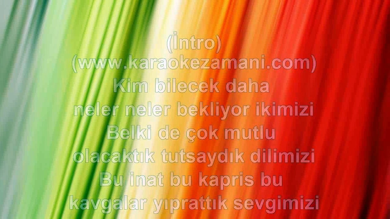 Ebru Gündeş - Dil Yarası - 2012 TÜRKÇE KARAOKE