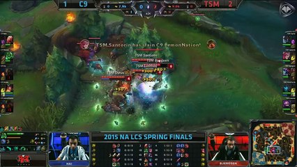 TSM vs Cloud 9 - LCS NA 2015 - Grande finale - Game 4 - Spring Split - FR