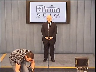 Poseł Robert Kropiwnicki - konferencja z 24 kwietnia 2015 r