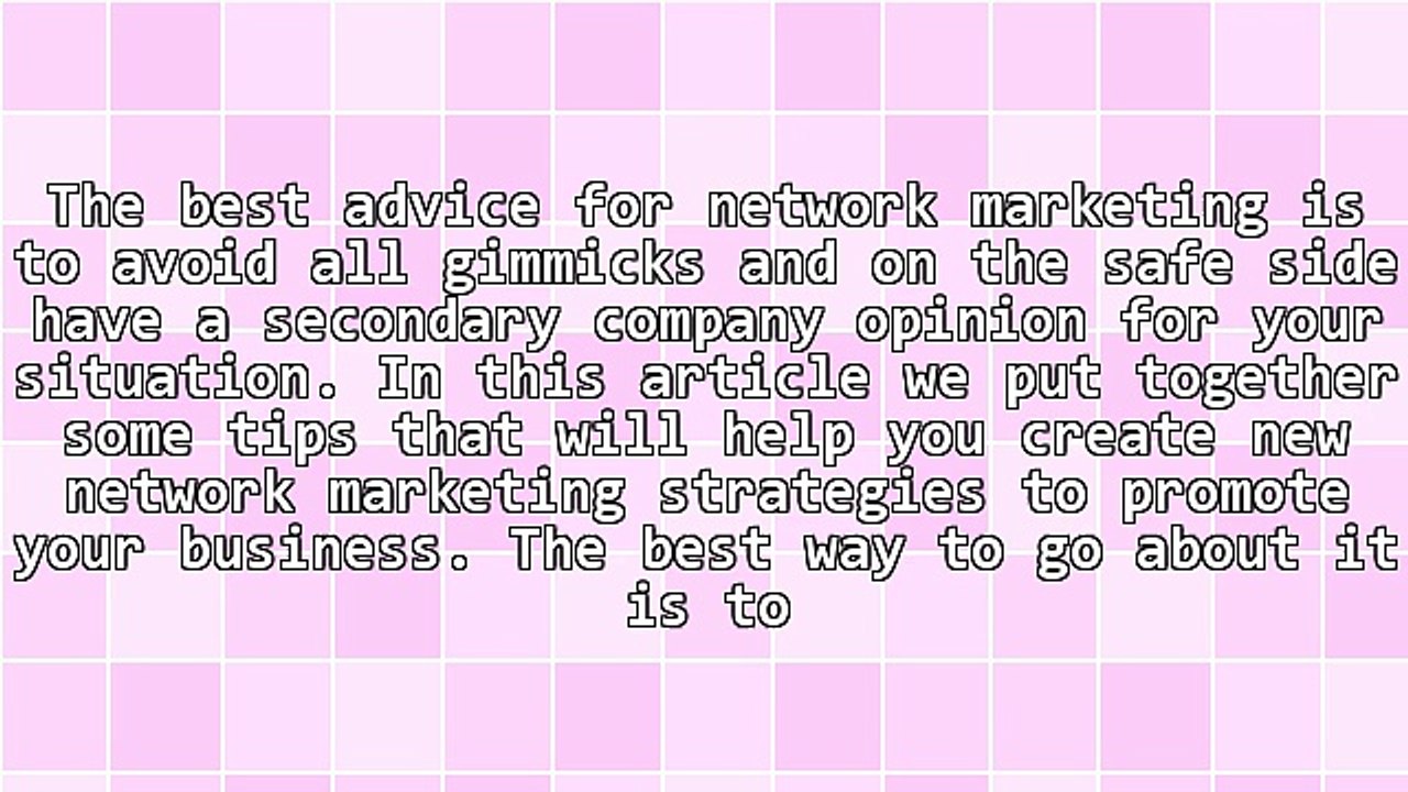 Listen To This Network Marketing Tips