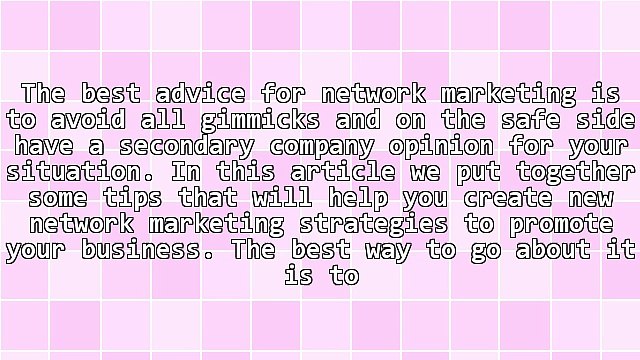 Listen To This Network Marketing Tips