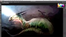 DRAGON : 30 minutes speed painting with adobe photoshop