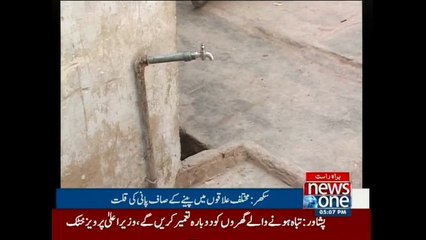Sukkur region  faces water crisis
