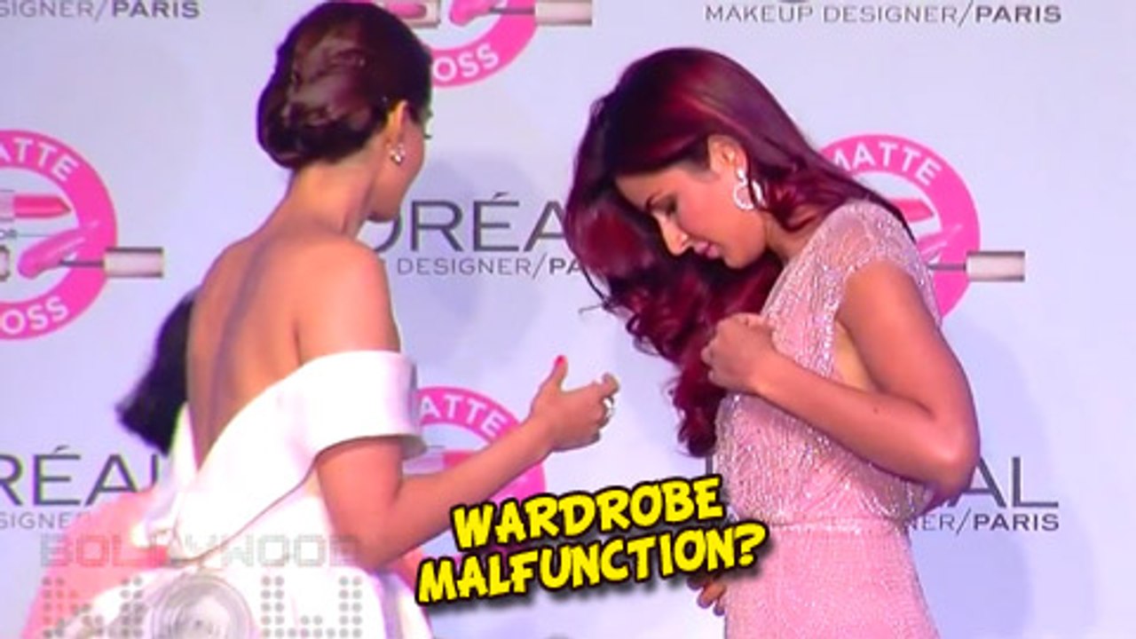 Sonam Kapoor Saves Katrina Kaif From A Wardrobe Malfunction
