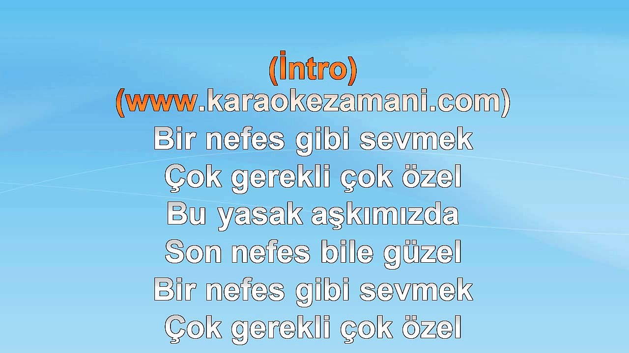 Ebru Gündeş - Saygılarımla - 2007 TÜRKÇE KARAOKE
