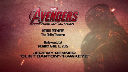 Avengers: Age of Ultron - Premiere - Jeremy Renner