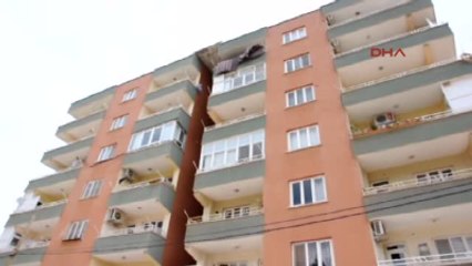 Gaziantep Apartmanda Korkutan Yangın