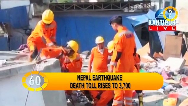 In 60 Seconds: Nepal earthquake death toll rises to 3,700