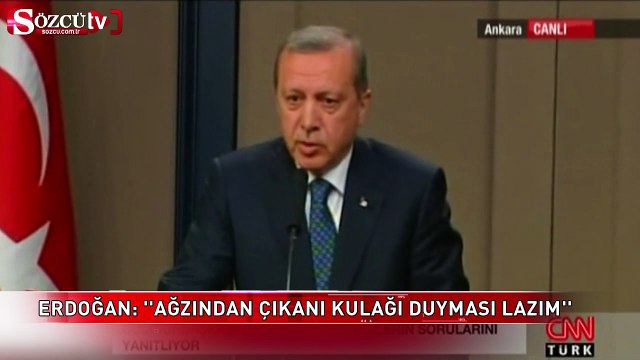 Erdoğan'dan Akıncı'ya, 'Ağzından çıkanı kulağın duysun'