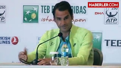 İsviçreli Tenisçi Roger Federer Basın Toplantısında Konuştu