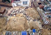 Dramatic Drone Footage Shows Quake Damage in Kathmandu