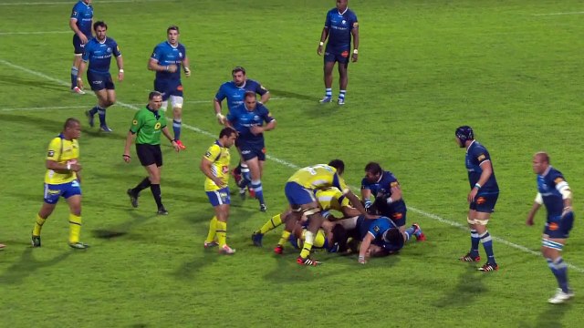 TOP14 - Castres - Clermont: Essai 3 Remy Grosso (CAS) - J23 - Saison 2014/2015