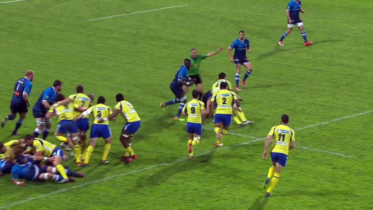 TOP14 - Castres - Clermont: Essai Jean Marcelin Buttin (CLE) - J23 - Saison 2014/2015
