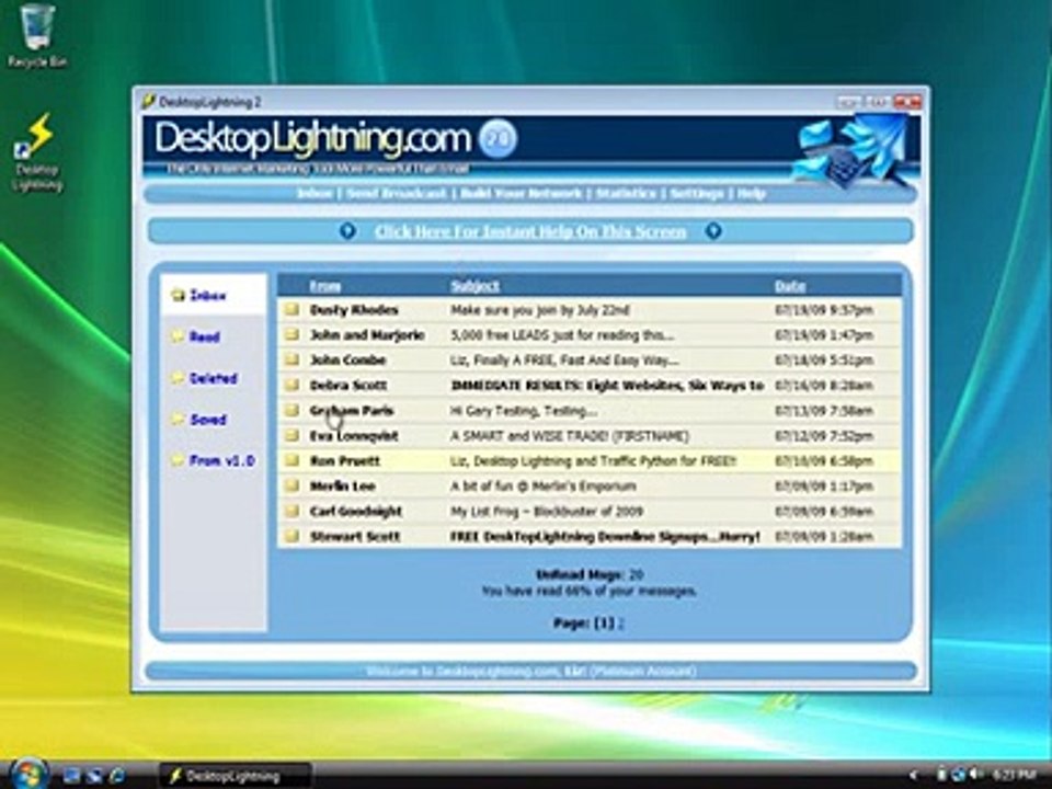 DesktopLightning - Direct-To-Desktop Broadcasts