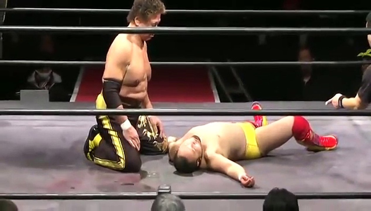 Genichiro Tenryu and Arashi vs. Kotaro Nasu and Toru Sugiura in Tenryu Project on 3/6/15