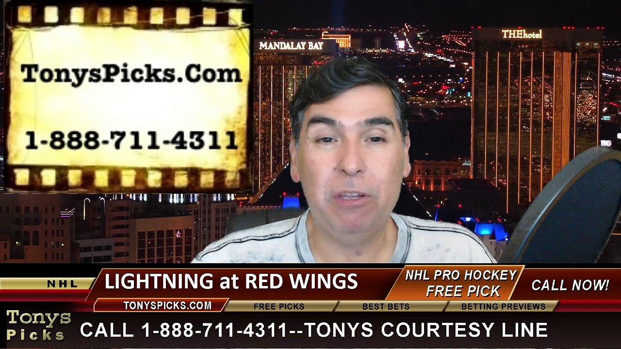 Game 6 NHL Free Pick Detroit Red Wings vs. Tampa Bay Lightning Odds Playoff Prediction Preview 4-27-2015