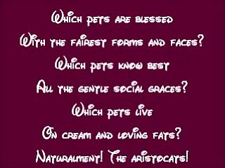 The Aristocats Lyrics