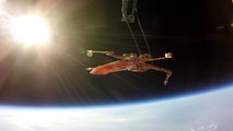 Des fans de Star Wars envoient un X-Wing dans l'espace