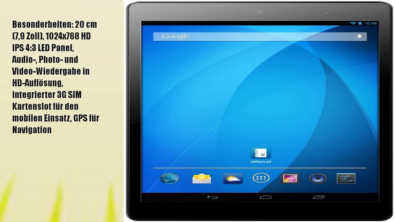 Odys Sky plus 3 G slim 20 cm (7,9 Zoll) Tablet-PC (