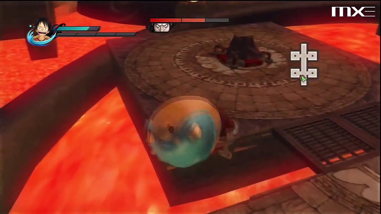 One Piece Pirate Warriors - Luffy vs Magellan Round 1 HD