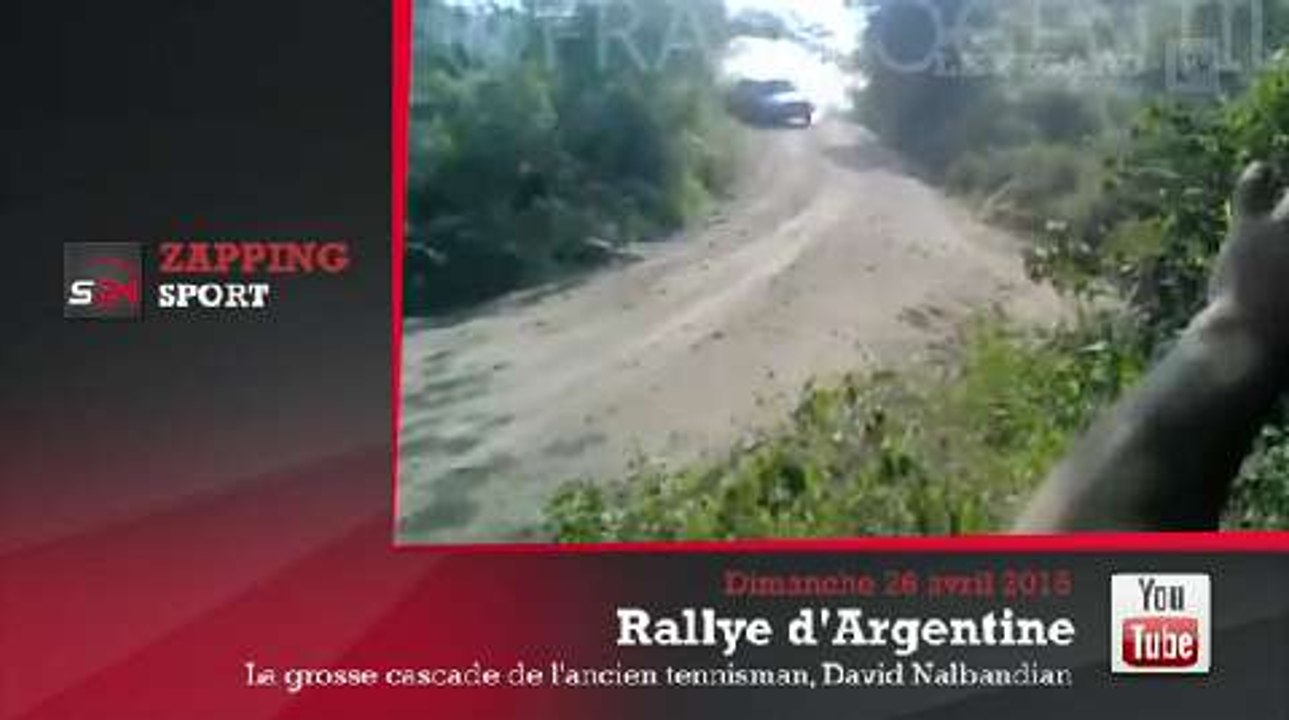 Zap'Sport : L'accident spectaculaire de David Nalbandian