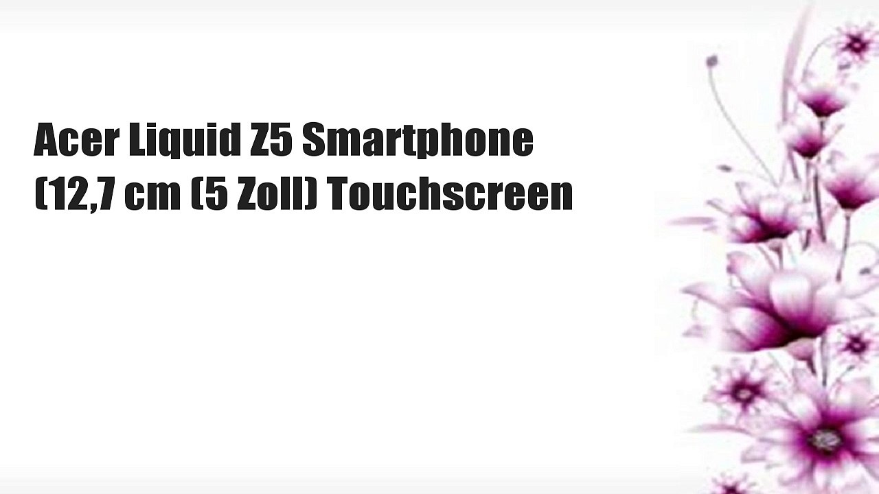 Acer Liquid Z5 Smartphone (12,7 cm (5 Zoll) Touchscreen