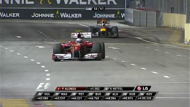 F1 - Singapore GP 2010 - BBC - Part 3