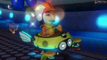 Wii U - Mario Kart 8 - (N64) Toad's Turnpike: First Wifi balloon battle match
