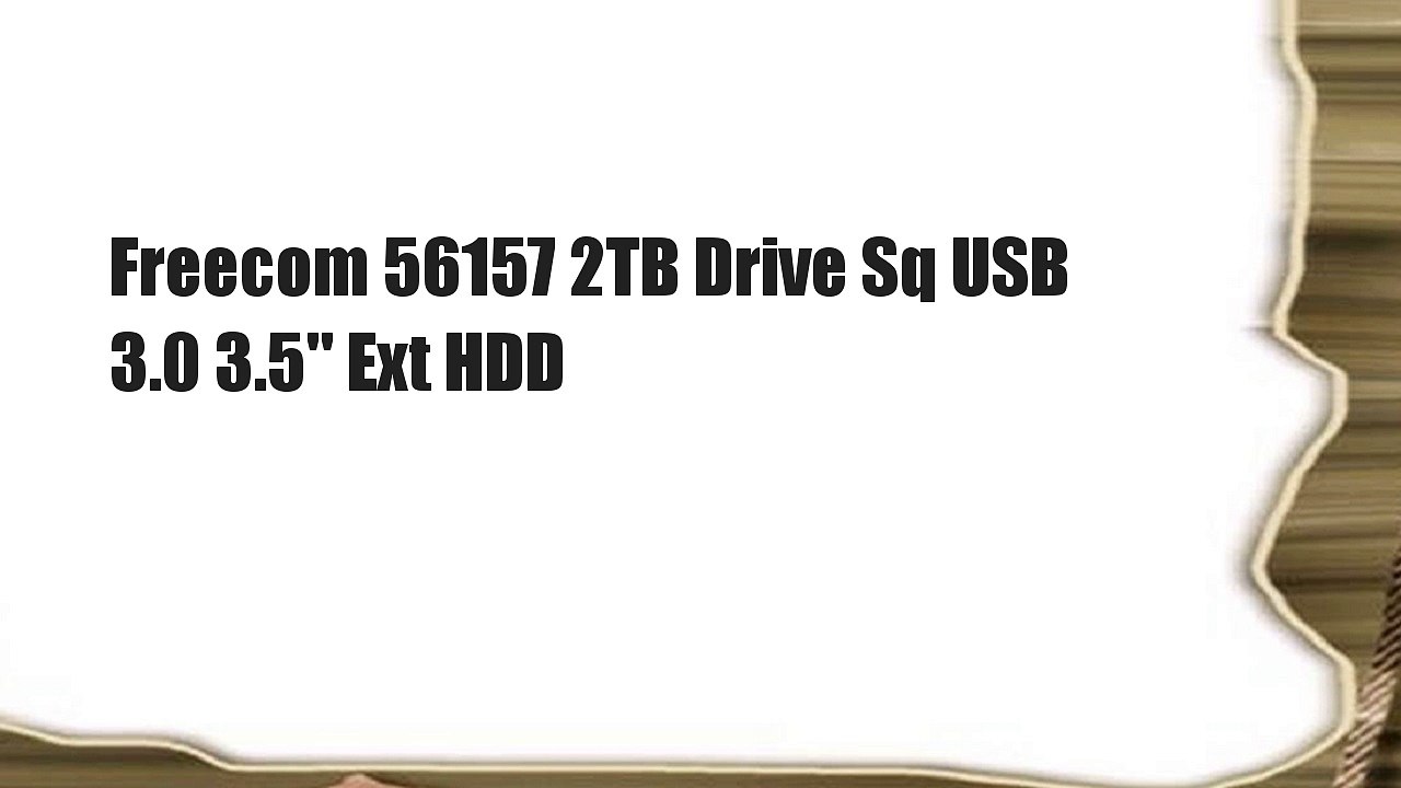 Freecom 56157 2TB Drive Sq USB 3.0 3.5' Ext HDD
