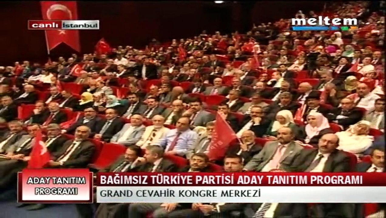 Bağımsız Türkiye Partisi Aday Tanıtım Konferansı Açılış Konuşmasını Yapan Meryem Gültekin 26,04,2015