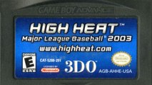 CGR Undertow - HIGH HEAT MAJOR LEAGUE BASEBALL 2003 review for Game Boy Advance