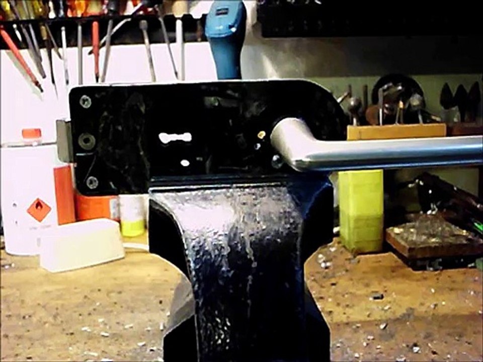 Glastürschloss BB Schlossfeder erneuern Reparatur