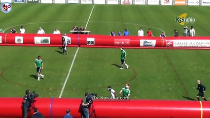 هدف مارادوني رائع في مباراة فرنسا و ألمانيا للمكفوفين عن طريق إيفيان وواندجي