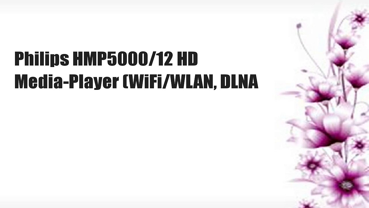 Philips HMP5000/12 HD Media-Player (WiFi/WLAN, DLNA