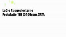 LaCie Rugged externe Festplatte 1TB (5400rpm, SATA