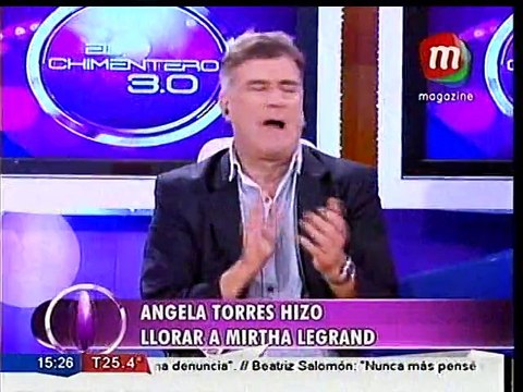 La emoción de Mirtha Legrand con Angela Torres imitando a su abuela Lolita Torres