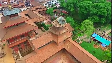 Earth Quake of Nepal shoot by drone