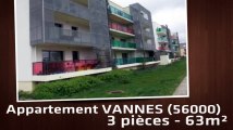 A vendre - Appartement - VANNES (56000) - 3 pièces - 63m²