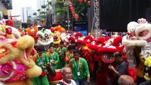 CNY 2013 -  333 lions dance @ Bukit Bintang, Kuala Lumpur