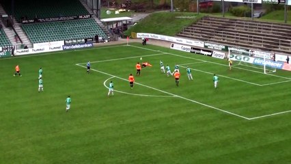 Simon Richter (Roskilde) scored an incredible top-corner bicycle kick against AB
